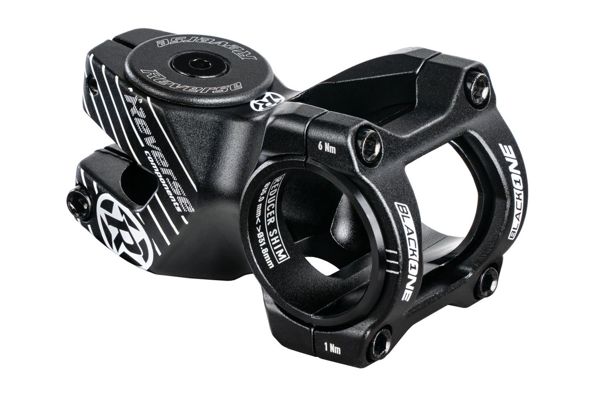 Reverse Components Black-One D-2 Vorbau 1 1/8"/31,8-35,0mm/8&deg;