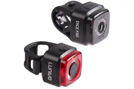 mit Bremslicht - Beleuchtung - Lunivo DICE F30 & DICE R Brake Akku Beleuchtungsset LTD - StVZO