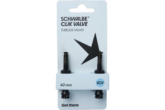 XXL Sale % - Schwalbe Tubeless Valve Set SCV Clik Valve - 40 mm