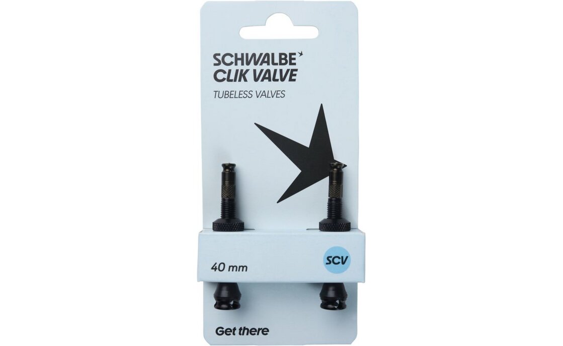 Schwalbe Tubeless Valve Set SCV Clik Valve - 40 mm
