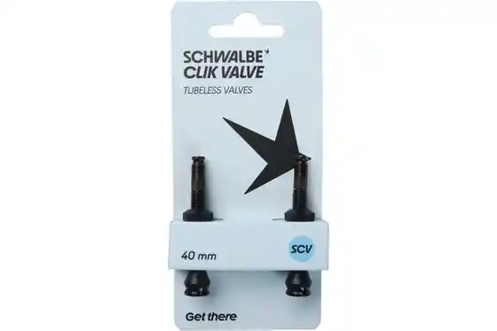 Tubeless Ventile - Schwalbe Tubeless Valve Set SCV Clik Valve - 40 mm