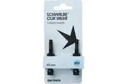 Schwalbe Tubeless Valve Set SCV Clik Valve - 40 mm