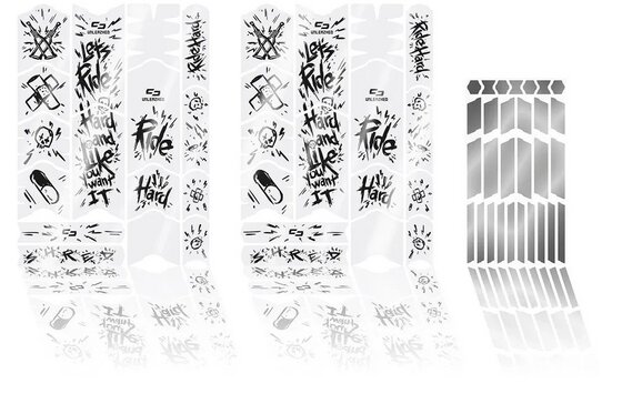 Rahmenschutz - Unleazhed Rahmenschutzfolie Kids BPK01 Ride It black glossy