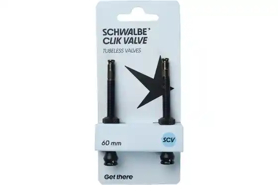 Tubeless Ventile - Schwalbe Tubeless Valve Set SCV Clik Valve - 60 mm