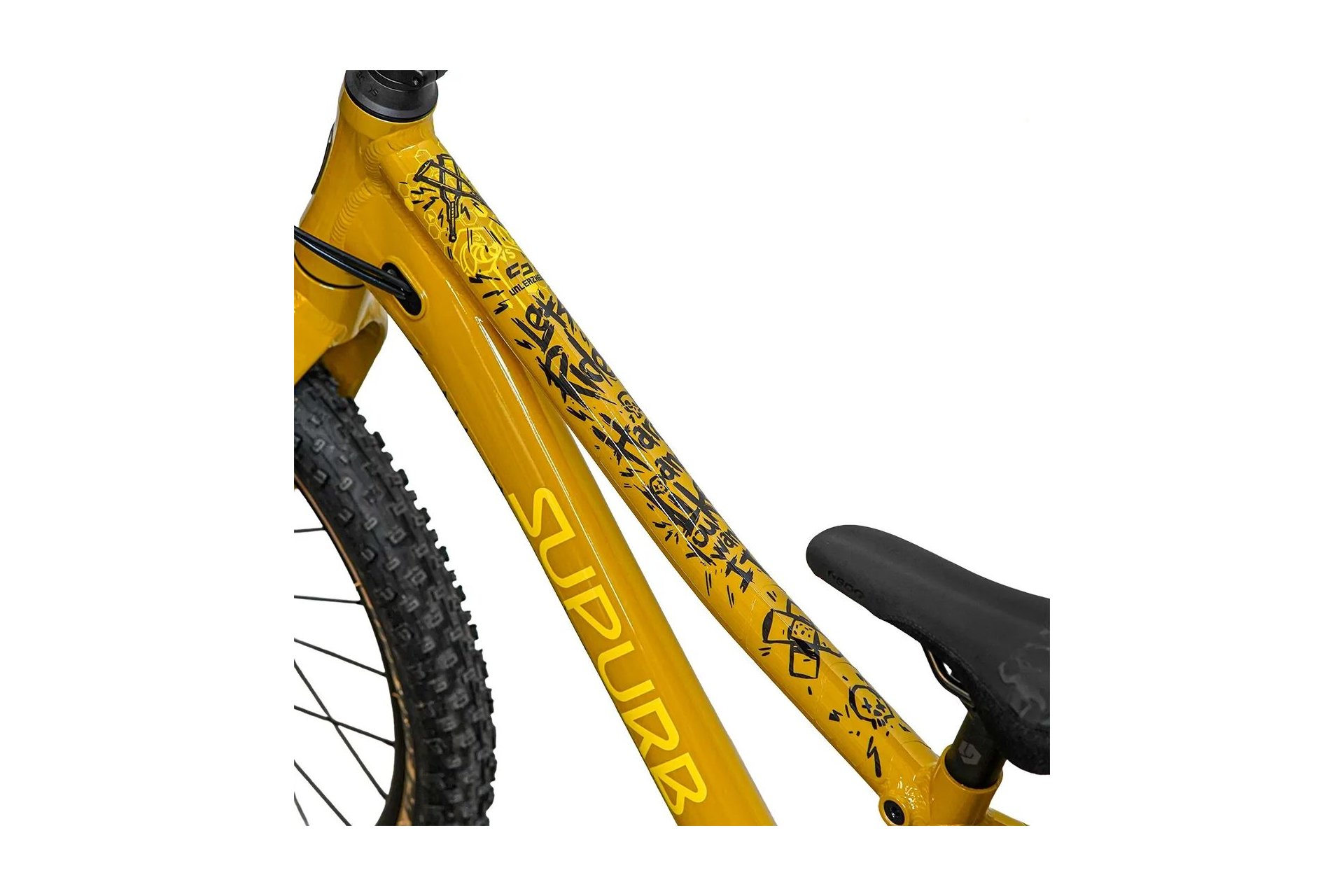 Unleazhed Rahmenschutzfolie Kids BPK01 Ride It black matt