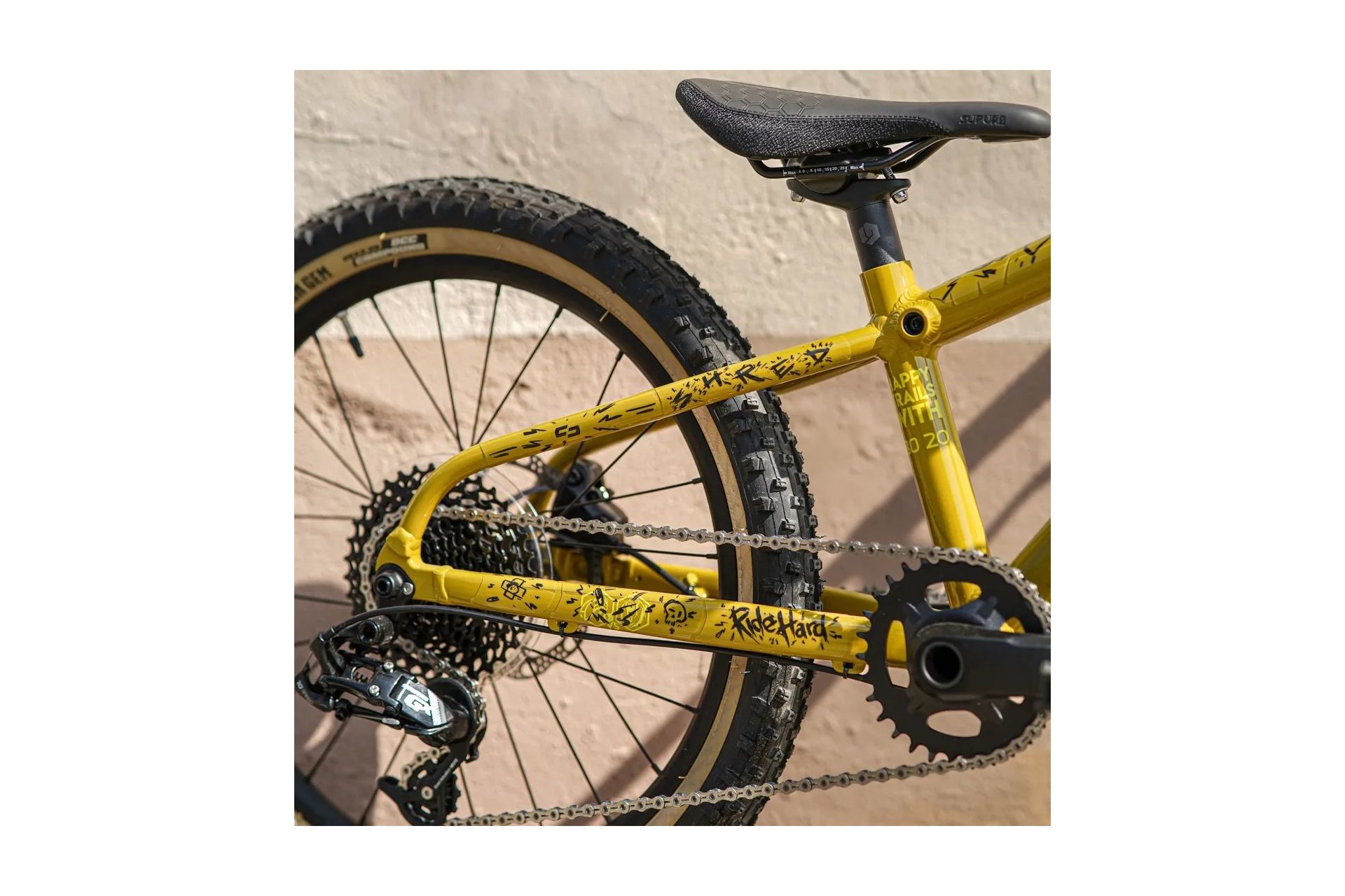 Unleazhed Rahmenschutzfolie Kids BPK01 Ride It black matt