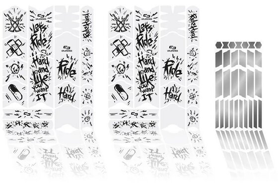 Rahmenschutz - Unleazhed Rahmenschutzfolie Kids BPK01 Ride It black matt