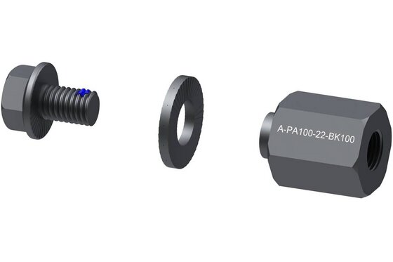 Fahrradanhänger Zubehör - Qeridoo Polygonadapter - 10x1