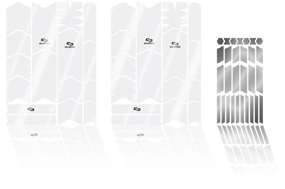 Rahmenschutz - Unleazhed Rahmenschutzfolie Kids BPK01 Ride It white glossy