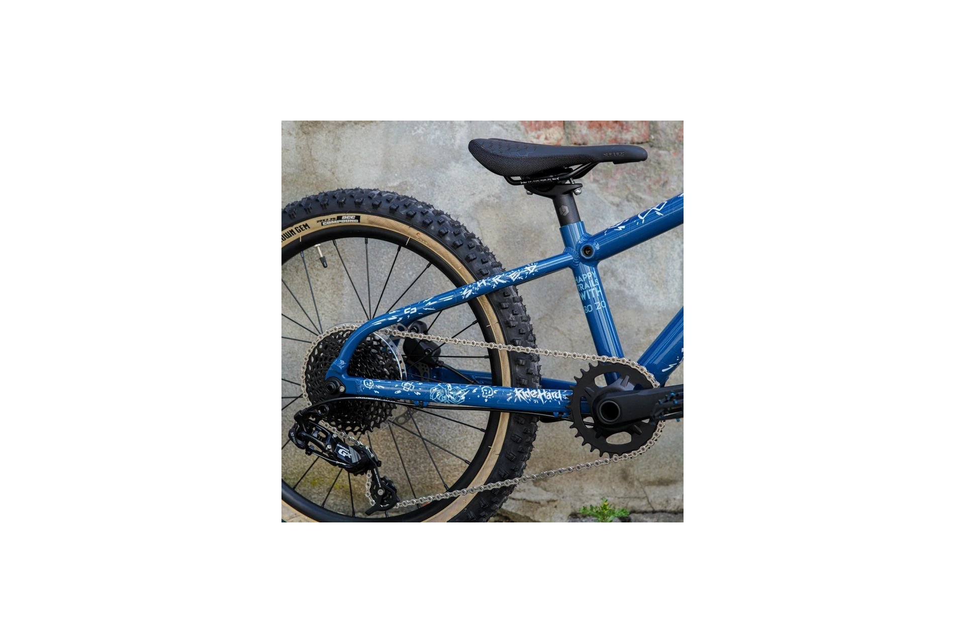 Unleazhed Rahmenschutzfolie Kids BPK01 Ride It white matt