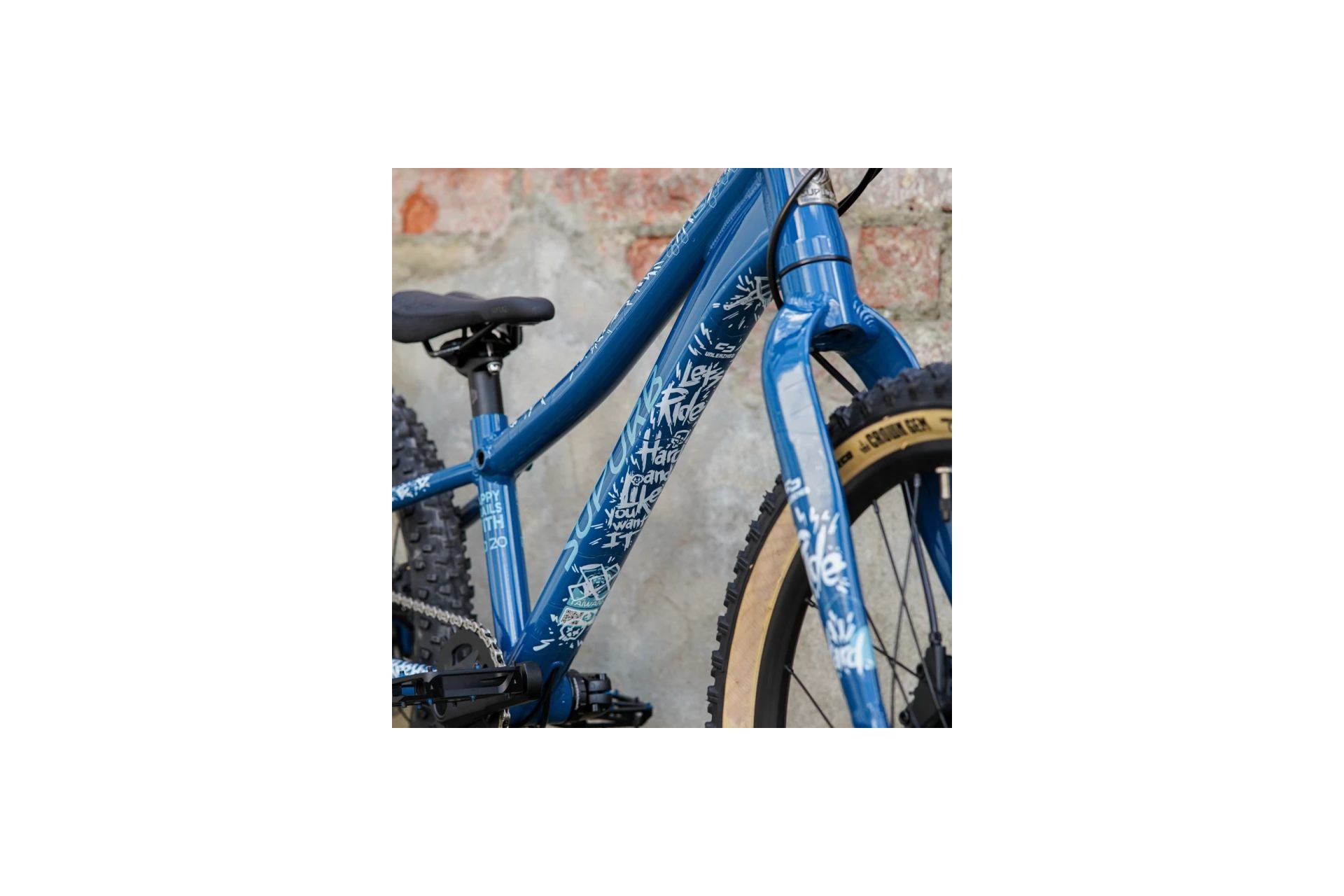 Unleazhed Rahmenschutzfolie Kids BPK01 Ride It white matt