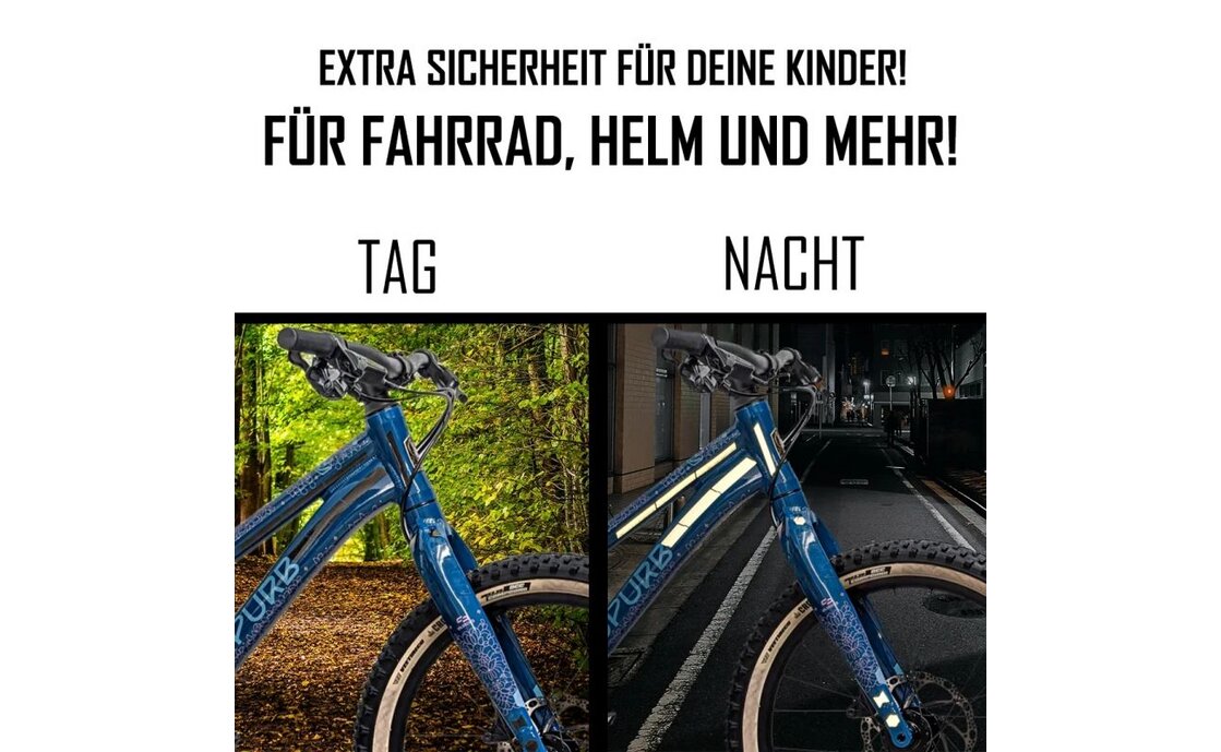 Unleazhed Rahmenschutzfolie Kids BPK01 Ride It white matt