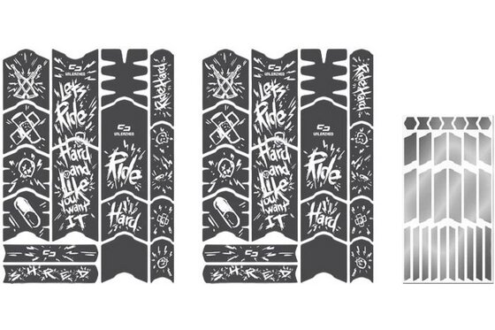 Rahmenschutz - Unleazhed Rahmenschutzfolie Kids BPK01 Ride It white matt