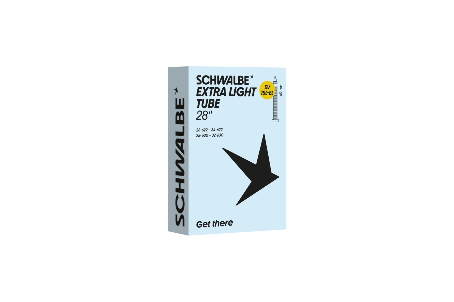 Schwalbe SV15L-EL Extra Light Schlauch 28 Zoll - 60 mm