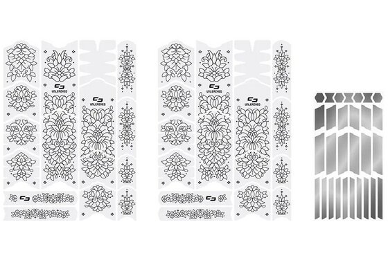 Rahmenschutz - Unleazhed Rahmenschutzfolie Kids BPK01 Filigree black matt