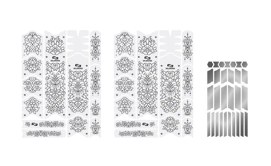 Unleazhed Rahmenschutzfolie Kids BPK01 Filigree black matt