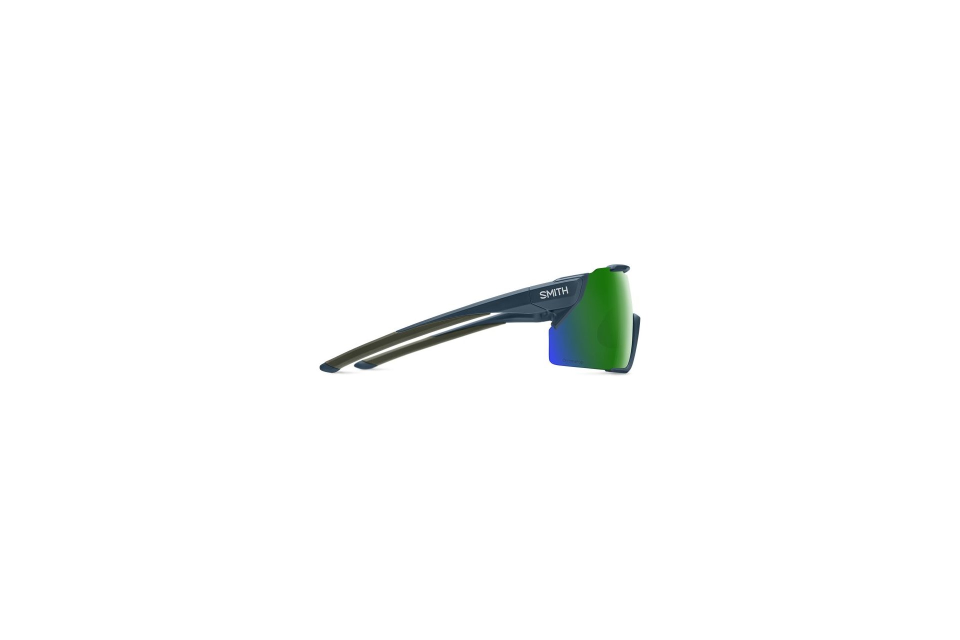 Smith Attack MAG MTB Matte Stone - ChromaPop Green Mirror