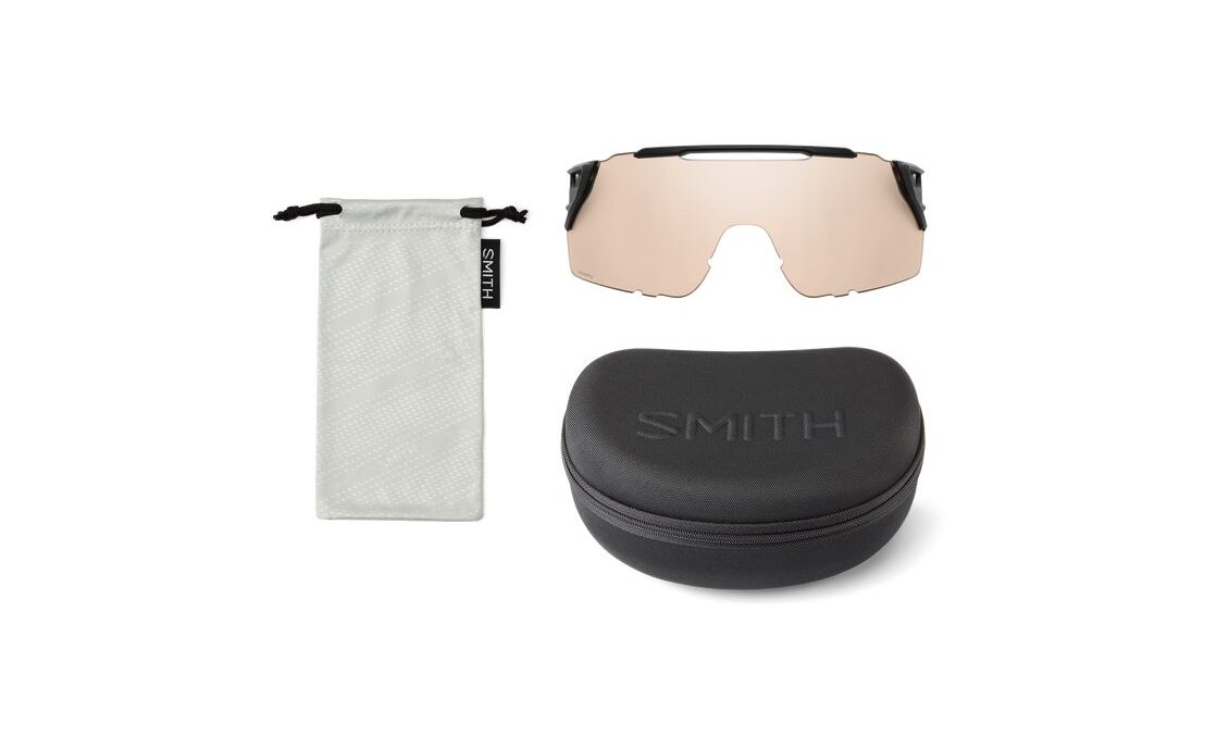 Smith Attack MAG MTB Matte Stone - ChromaPop Green Mirror