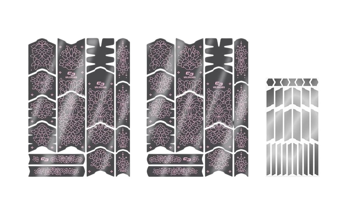 Unleazhed Rahmenschutzfolie Kids BPK01 Filigree Rose glossy