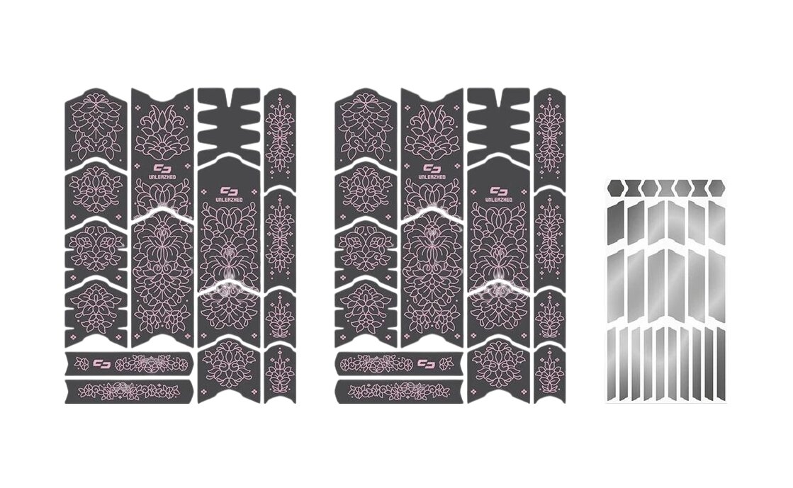 Unleazhed Rahmenschutzfolie Kids BPK01 Filigree Rose matt