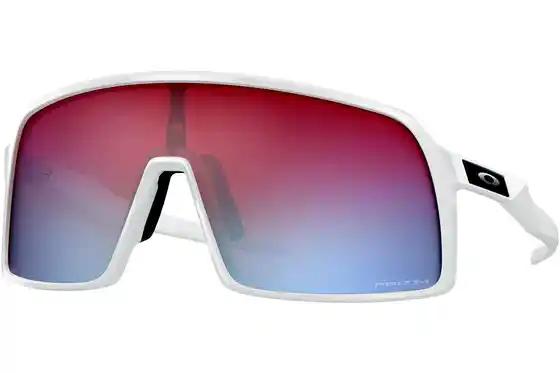 XXL Sale % - Oakley Sutro Polished White/Prizm Snow Sapphire