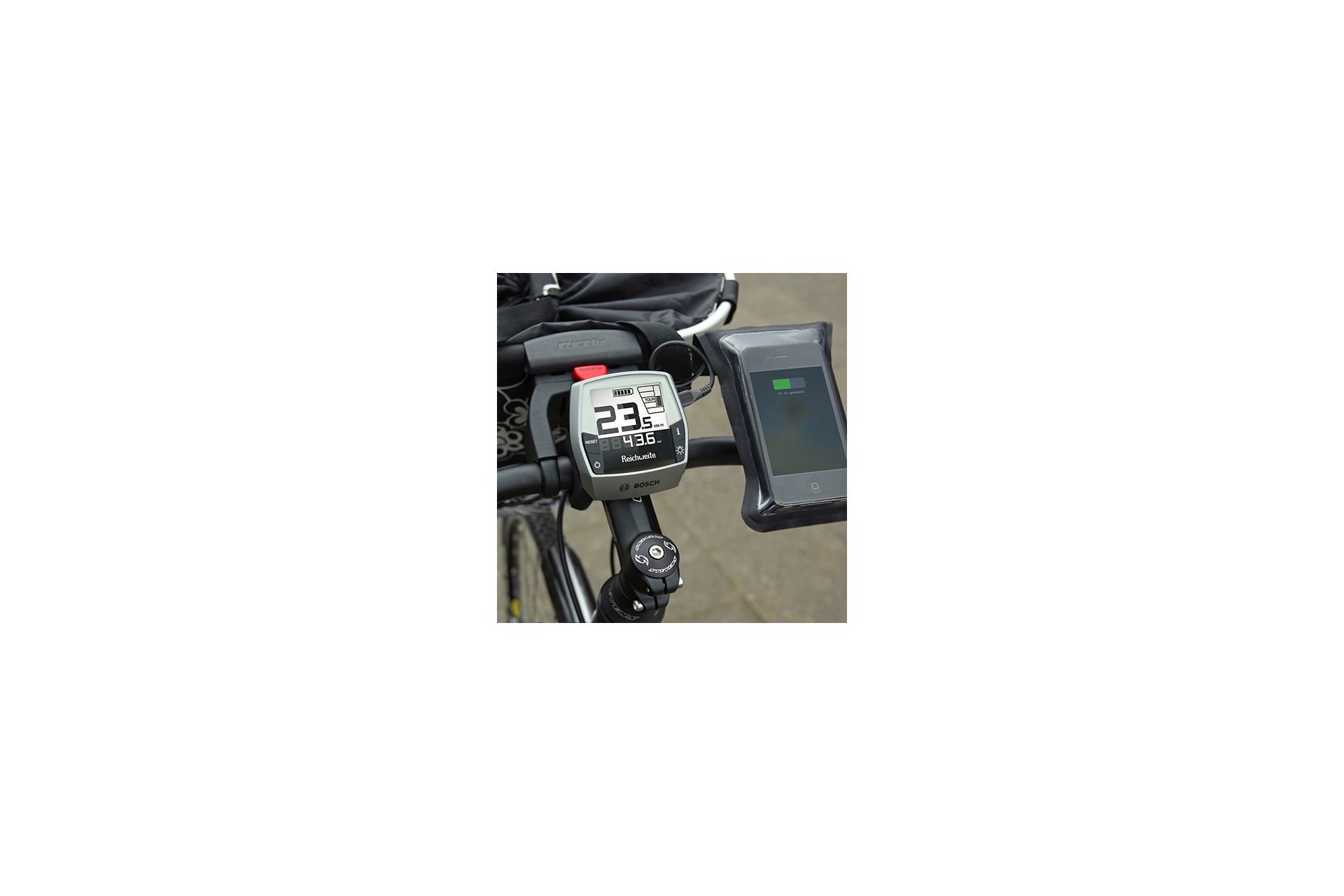 KLICKfix by Rixen&Kaul Lenkeradapter E-Bike abschließbar