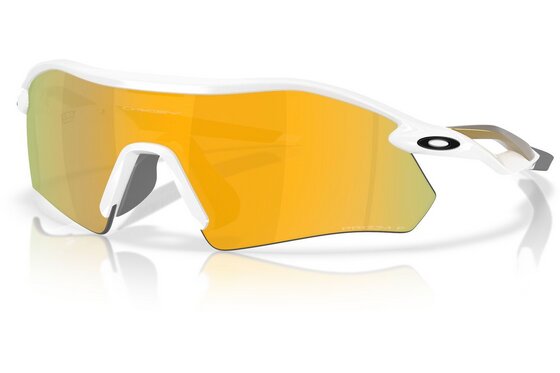 XXL Sale % - Oakley Radar Plate Polished White/Prizm 24K Polarized