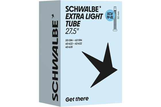 29 Zoll - Fahrradschläuche - Schwalbe SCV19-EL Extra Light Schlauch 27,5/29 Zoll - 50 mm