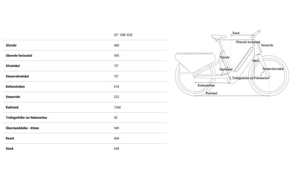 Cube Longtail Hybrid Family 1350 - 1350 Wh - 26 Zoll - Longtail - 2025
