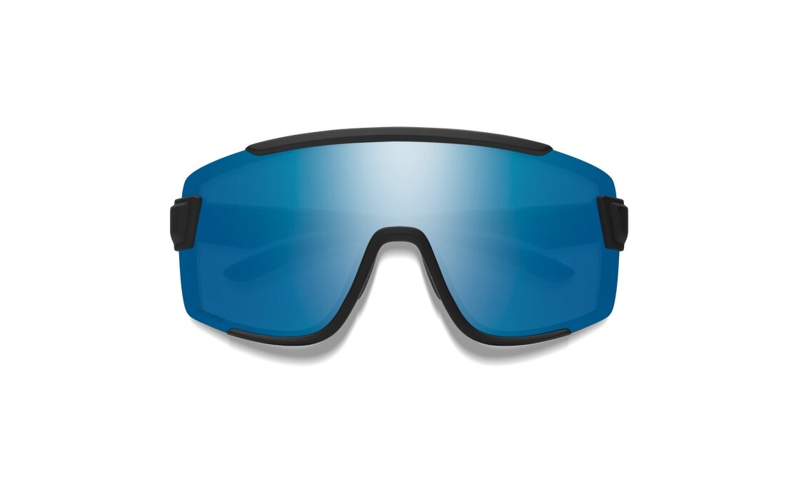 Smith Wildcat Matte Black - ChromaPop Polar Blue Mirror