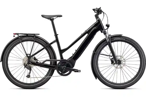 Schwarz - E-Bike Trekking - Specialized Turbo Vado 3.0 Step-Through - 530 Wh - 27,5 Zoll - Trapez