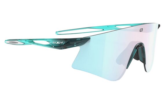 Rudy Project - Fahrradbrillen - Rudy Project Astral Multilaser Osmium - Crystal Teal / Water Gloss