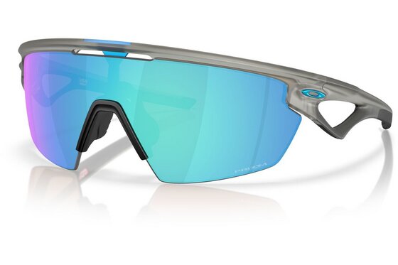 Fahrradzubehör Sale - Oakley Sphaera Matte Grey Ink - Prizm Sapphire
