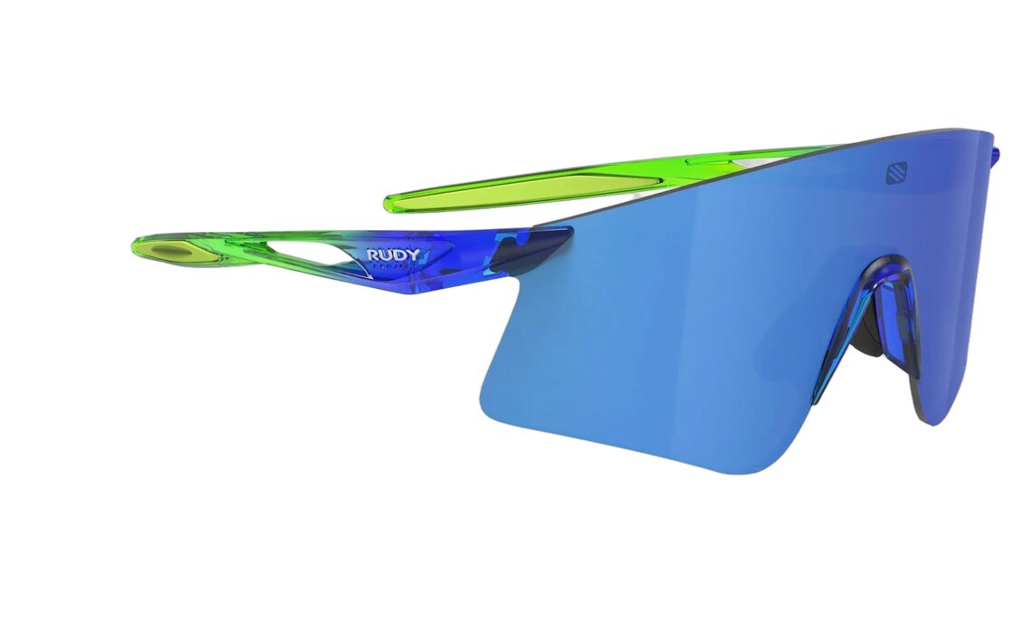 Rudy Project Astral X Multilaser Blue - Crystal Blue / Green Fluo Gloss