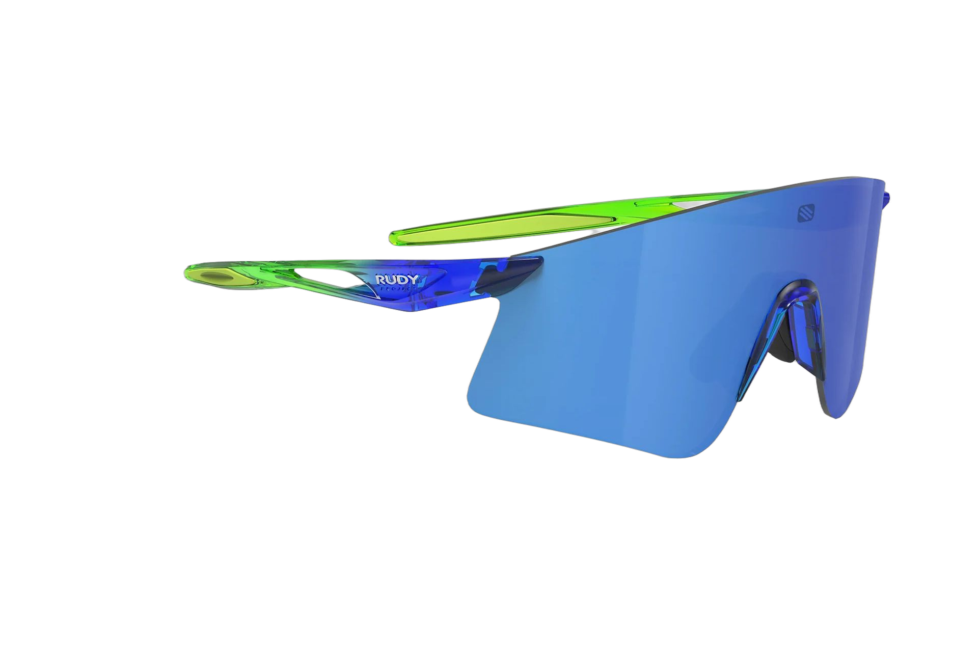 Rudy Project Astral X Multilaser Blue - Crystal Blue / Green Fluo Gloss