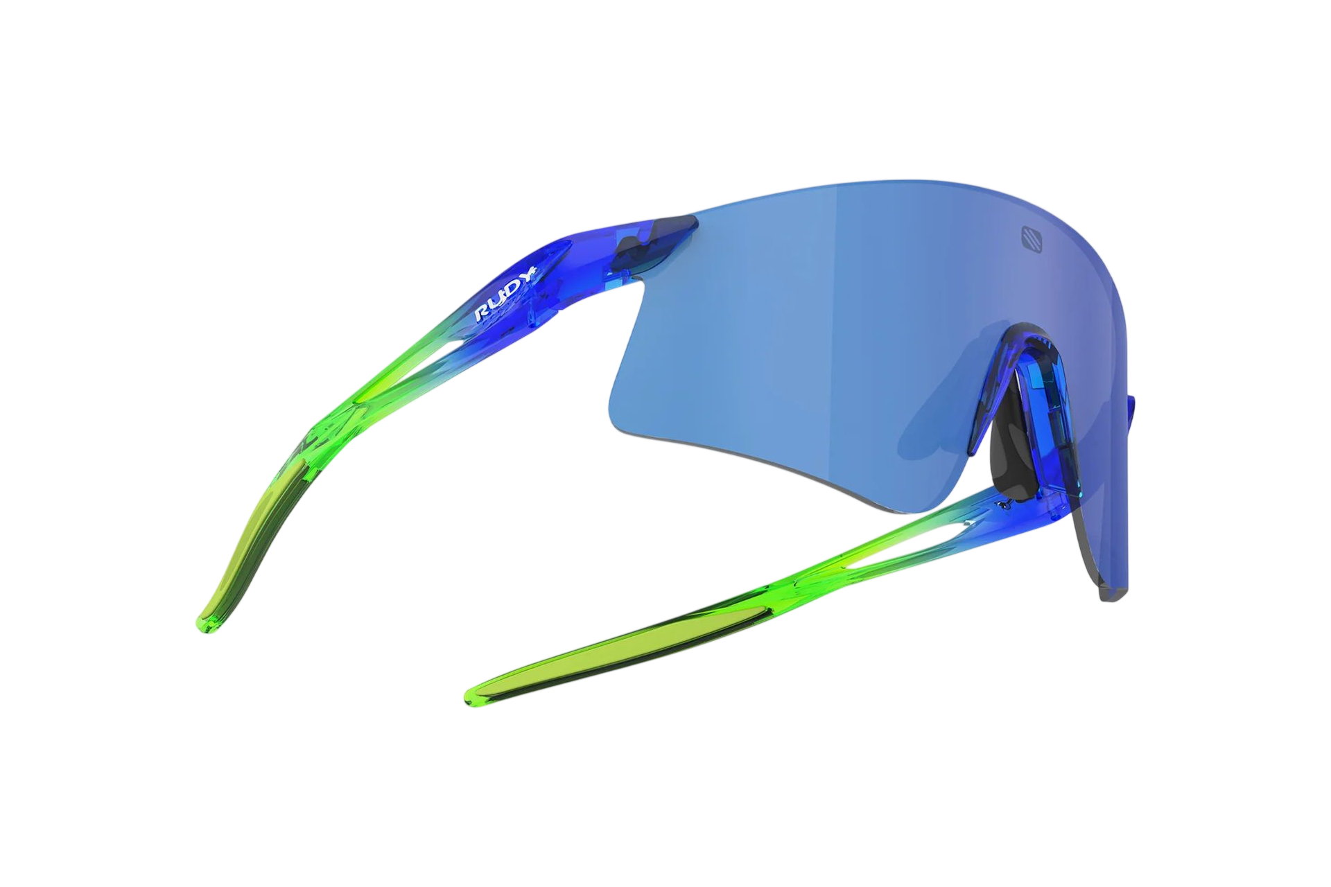 Rudy Project Astral X Multilaser Blue - Crystal Blue / Green Fluo Gloss