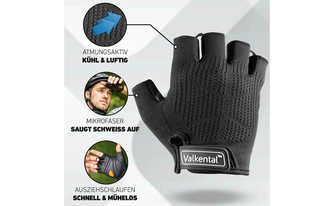 VALKENTAL BikeRider Advanced Kurzfinger Handschuhe