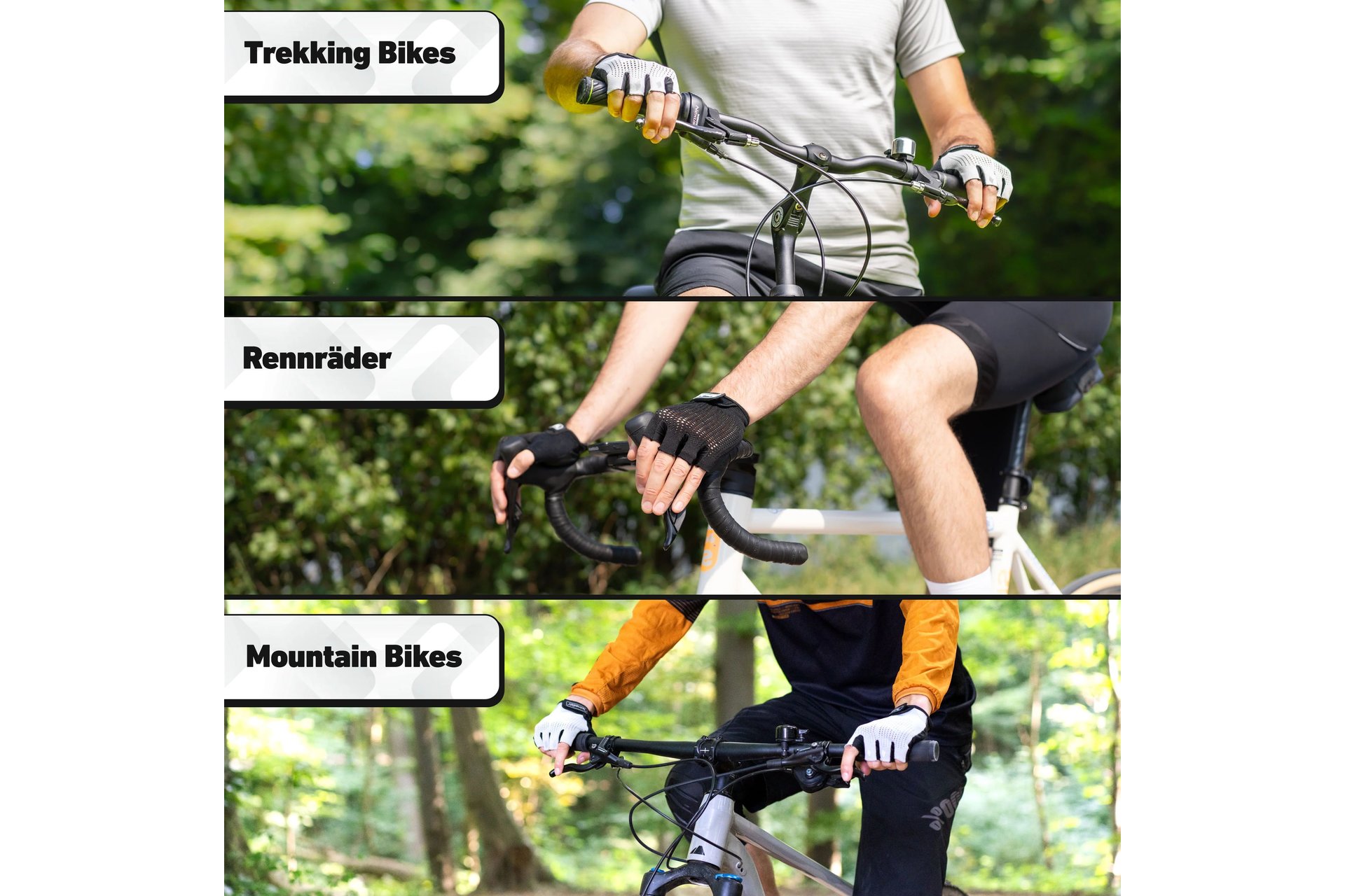 VALKENTAL BikeRider Advanced Kurzfinger Handschuhe