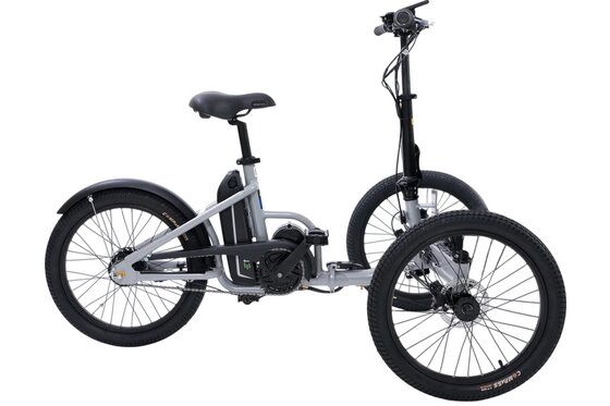 Nabe ohne Rücktritt - Lastenfahrräder - ETNNIC Faltbares Dreirad 2.0 - 576 Wh - 20 Zoll - Faltrahmen - 2026