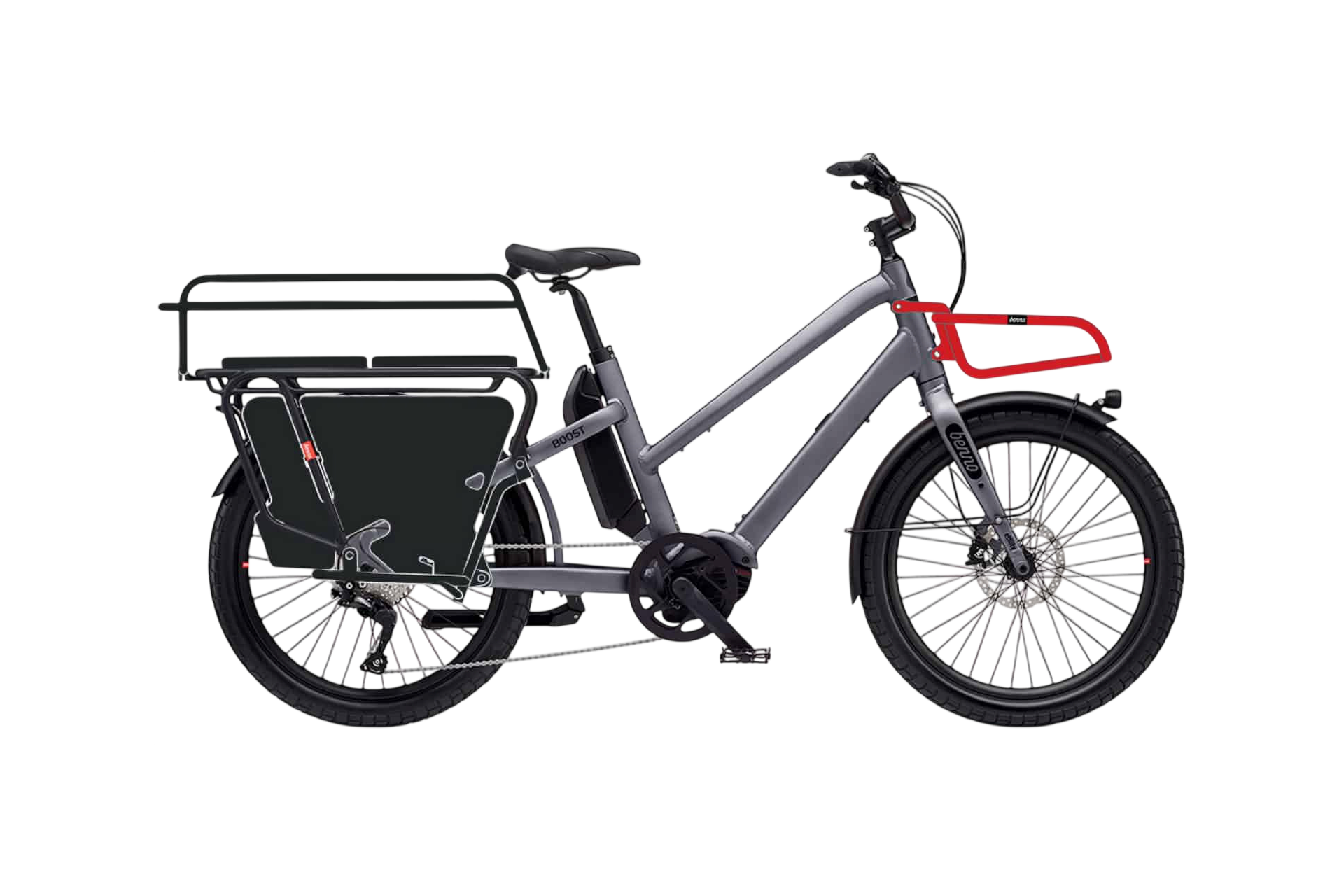 Benno Bikes Boost 10D + Family Package - 500 Wh - 24 Zoll - Longtail