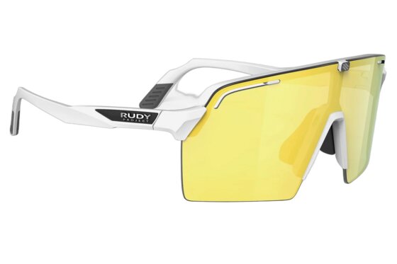 Rudy Project - Fahrradbrillen - Rudy Project Spinshield Pro Multilaser Yellow - White Matte