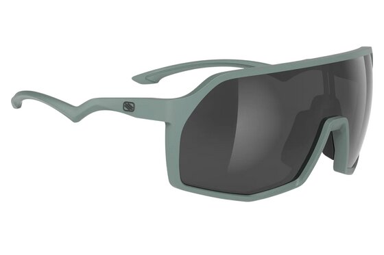 Rudy Project - Fahrradbrillen - Rudy Project Thunder Smoke Black - Green Sage Matte
