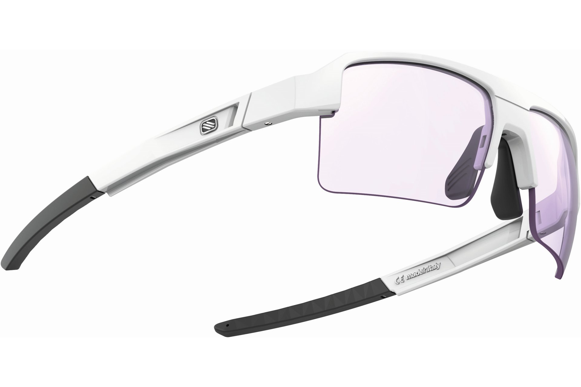 Rudy Project Sirius White Gloss - ImpactX 2 Photochromic Laser Purple