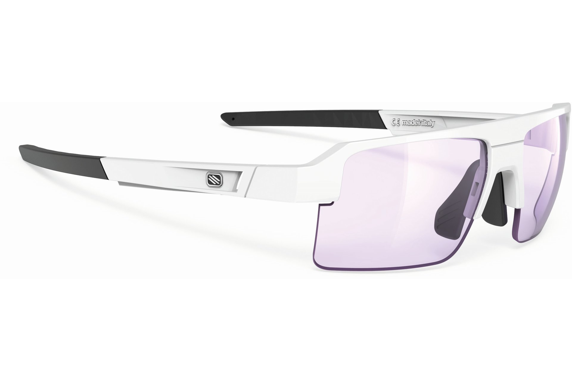 Rudy Project Sirius White Gloss - ImpactX 2 Photochromic Laser Purple