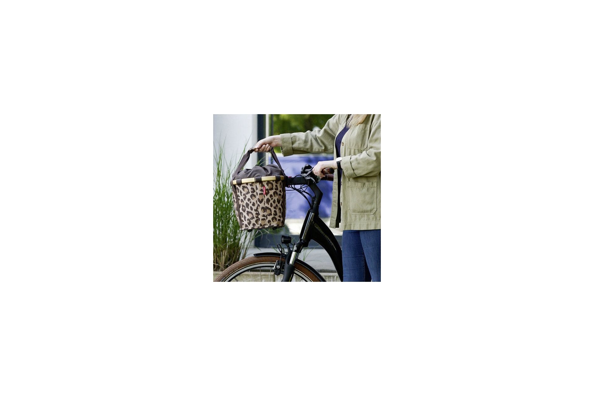 Reisenthel Bikebasket Leo Macchiato Lenkerkorb
