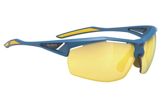 Rudy Project - Fahrradbrillen - Rudy Project Sydus Multilaser Yellow - Pacific Blue Matte