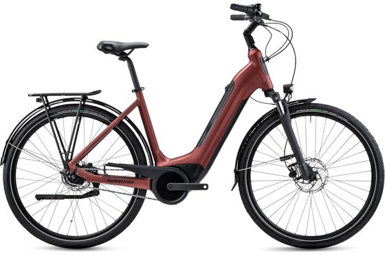 E-Bike-Pedelec - Winora Tria N8f eco - 400 Wh - 28 Zoll - Tiefeinsteiger