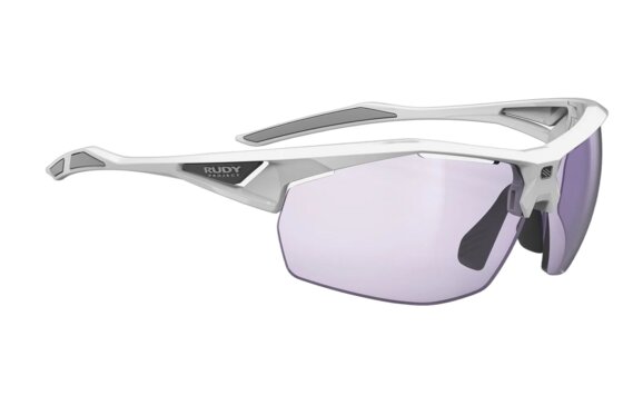 Rudy Project - Fahrradbrillen - Rudy Project Sydus Impactx Photochromic 2Laser Purple - White Gloss