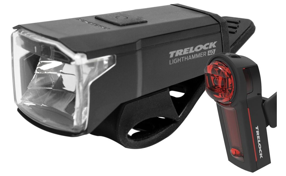 Trelock LS 440 Lighthammer / LS 740 Vector USB Beleuchtungsset StVZO