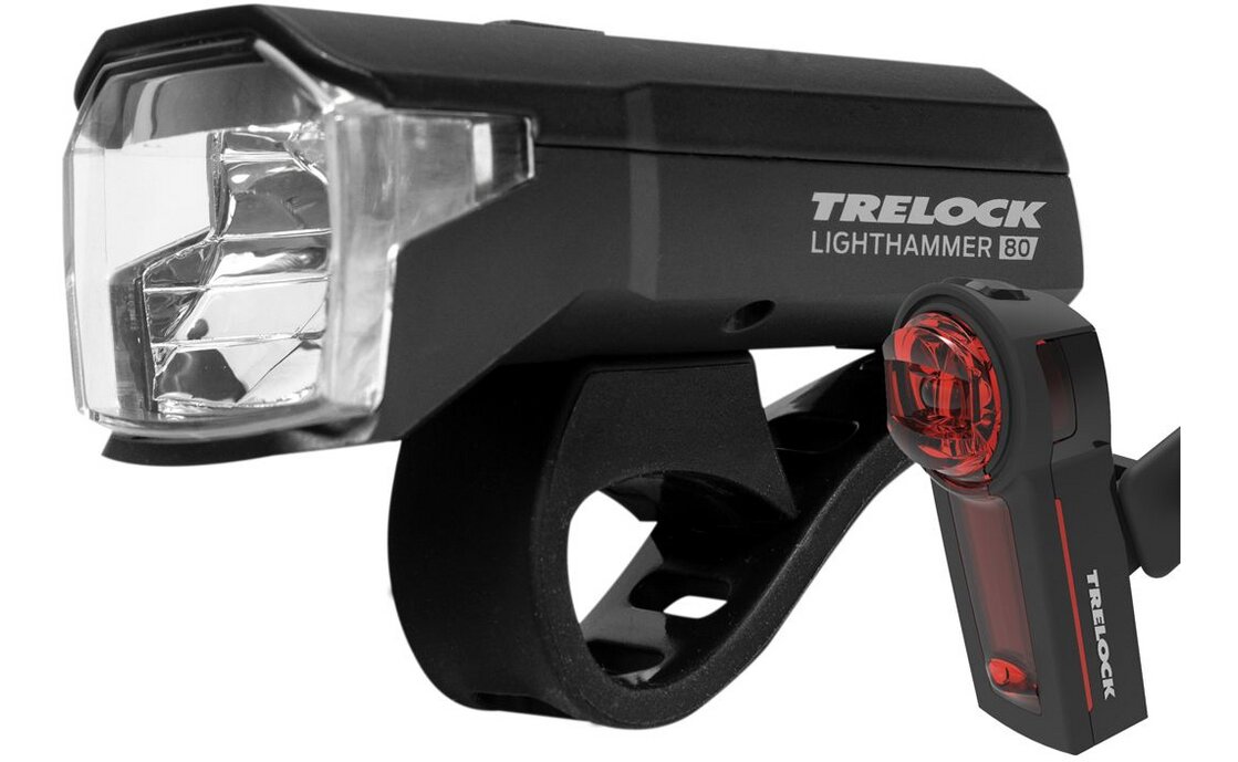 Trelock LS 480 Lighthammer / LS 740 Vector USB Beleuchtungsset StVZO